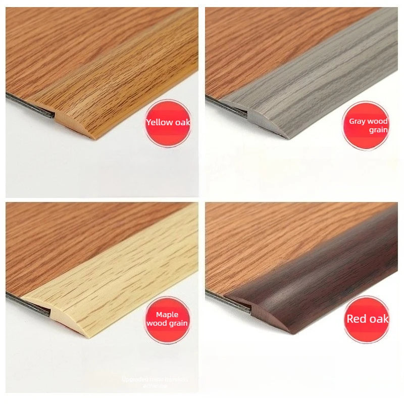 joint transition auto adhésif beige noir gris brun clair aspect bois moderne epaisseur 3cm