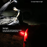 lampe travail multifonction rechargeable usb modes lumière blanche rouge jaune sécurité