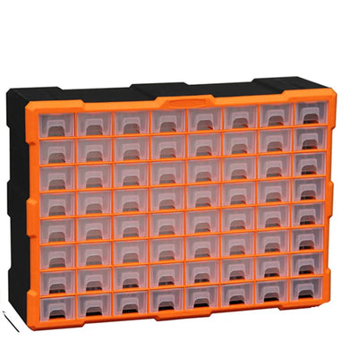 Boîte de rangement compartimentée pour vis et composants électroniques en plastique