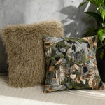 coussin decoratif moderne imprimé végétal doux polyester 30x50cm 45x45cm decoration