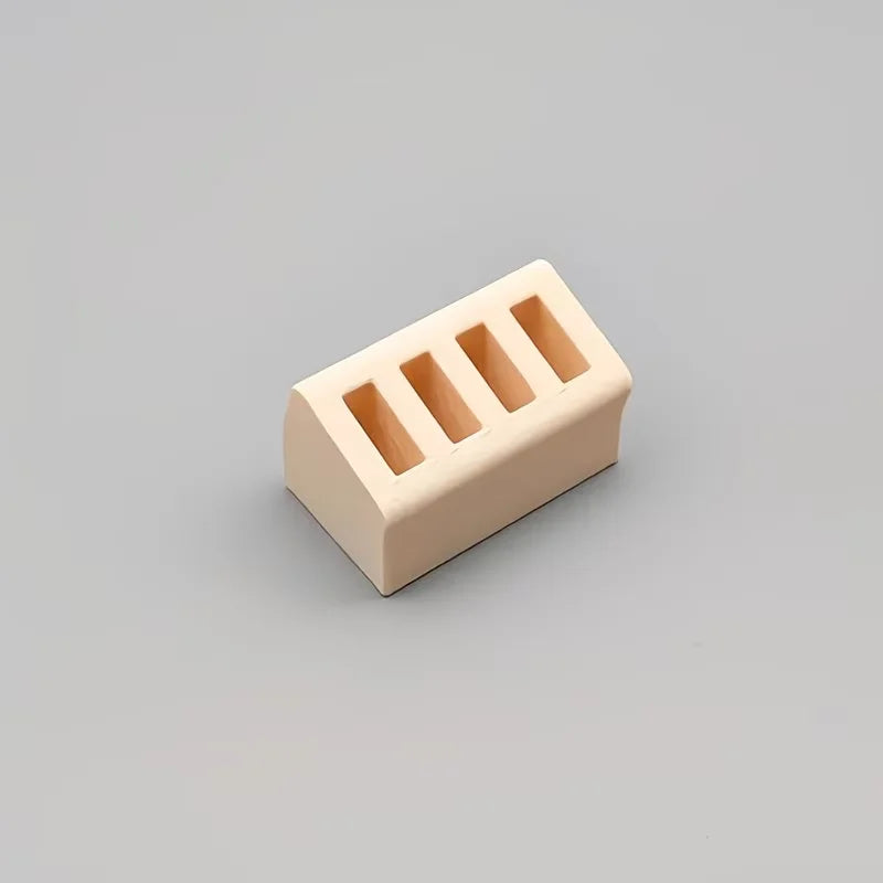 support chargeur moderne réutilisable plastique beige clair quatre fentes opaques objets divers respectueux environnement