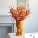 bouquet fleurs séchées lavande gypsophile mixte décoration maison anniversaire mariage violettes blanches boho doux