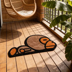 tapis doux antidérapant singe dessin animé rose moderne salon chambre bain corridor