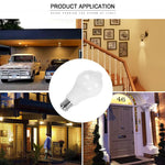 ampoule led e27 blanc moderne capteur mouvement infrarouge intelligent lumière chaude auto interrupteur
