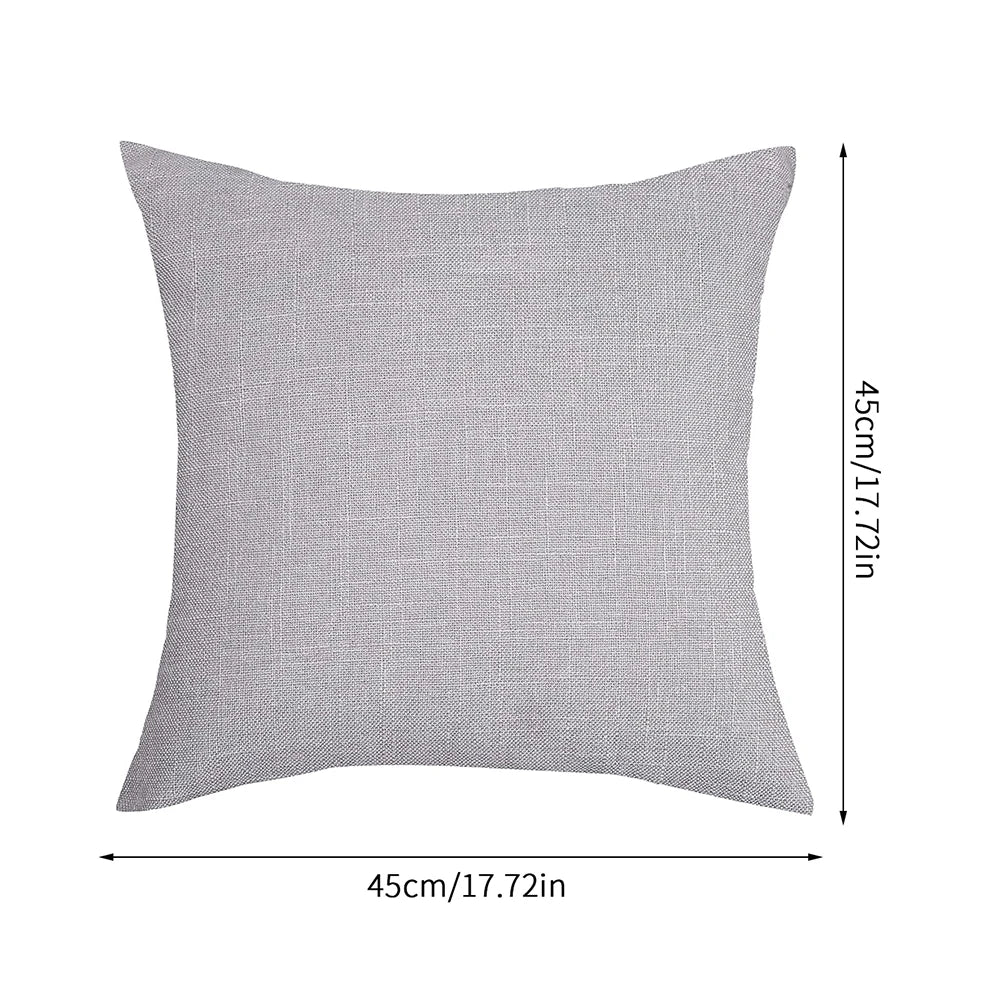 coussins carrés lin modernes bleu gris rose jaune décor intérieur extérieur sofa voiture