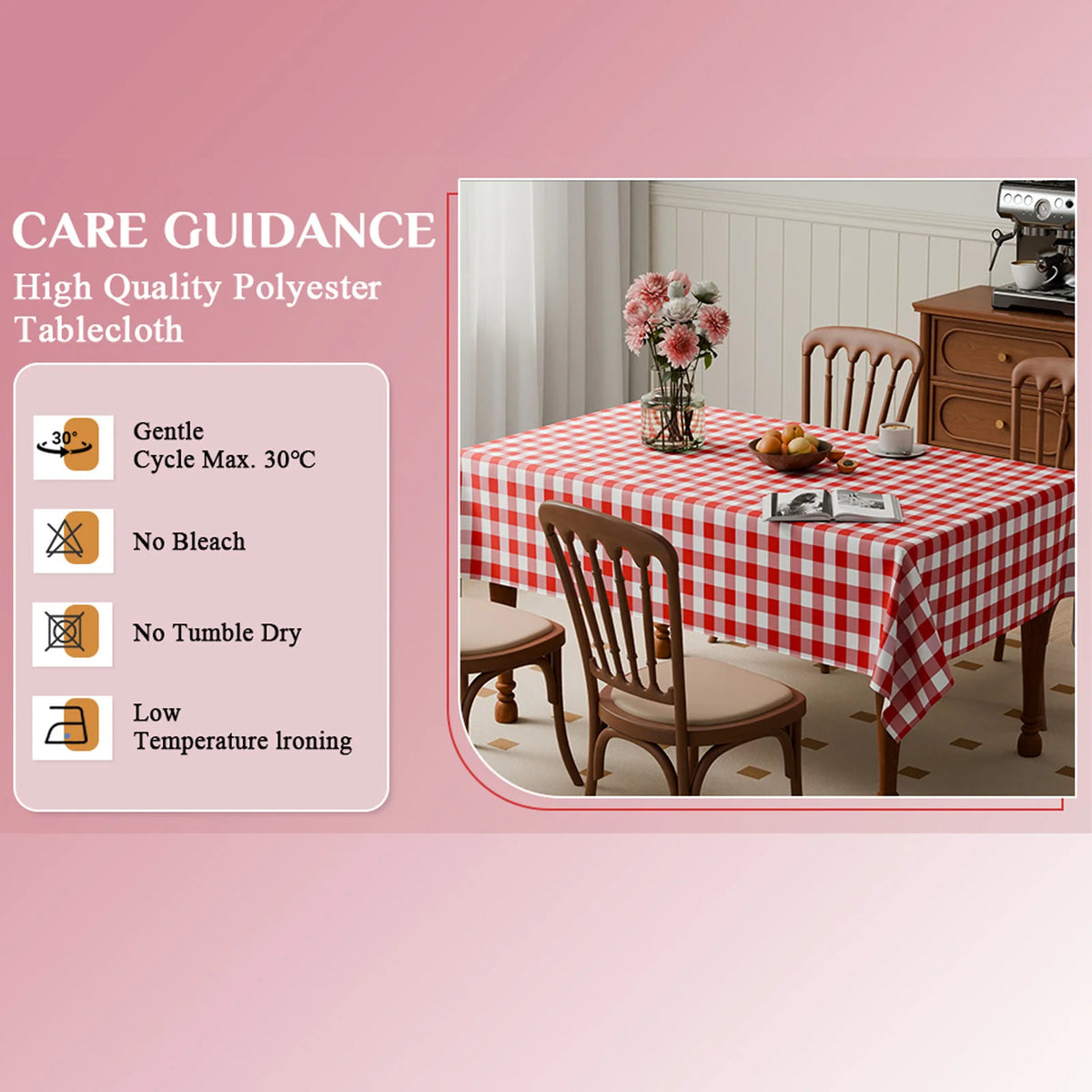 nappe table rouge blanche carreaux imperméable classique extérieure camping pique nique terrasse
