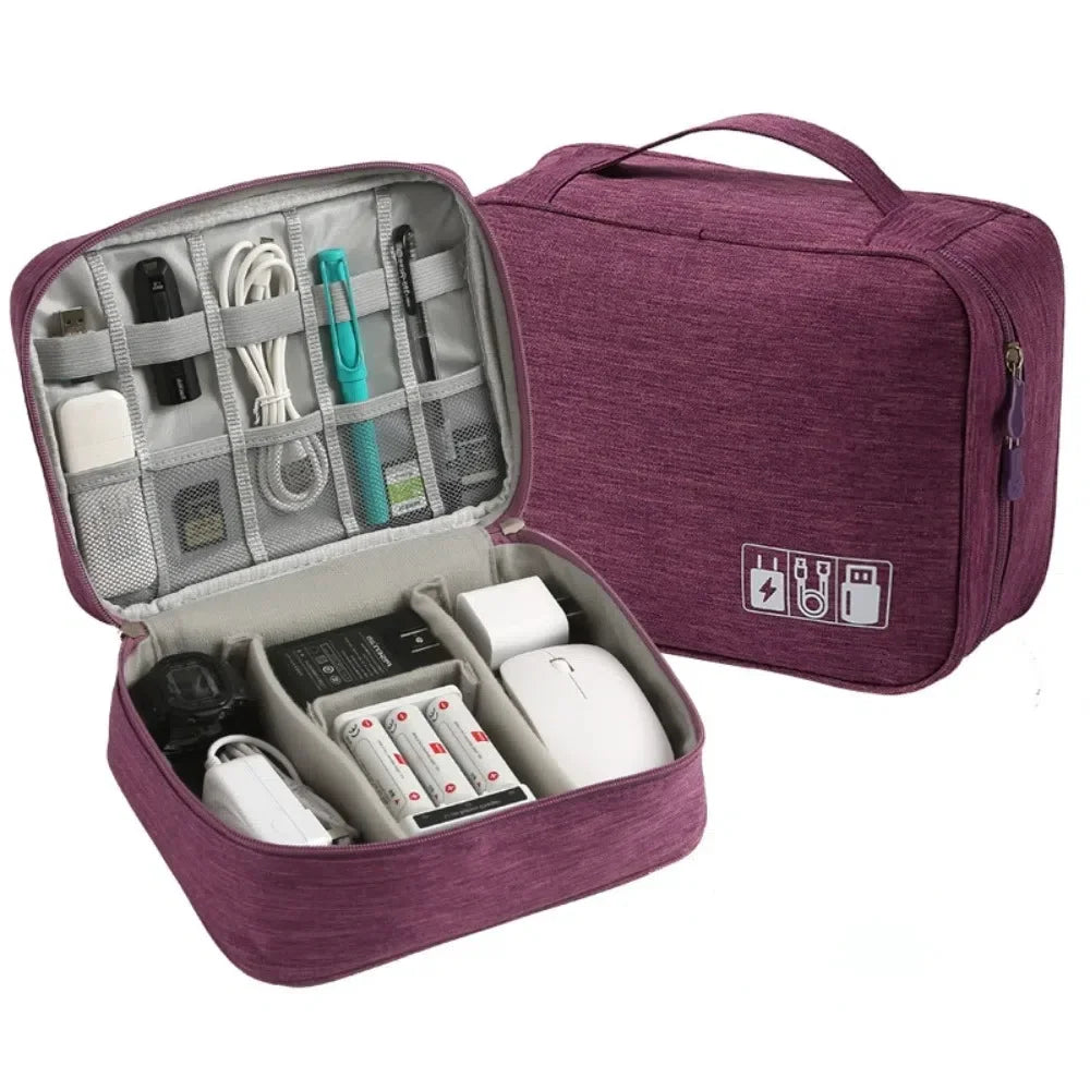 Sac outils gris toile anti odeur zips accessoires tabac moderne rechargeable
