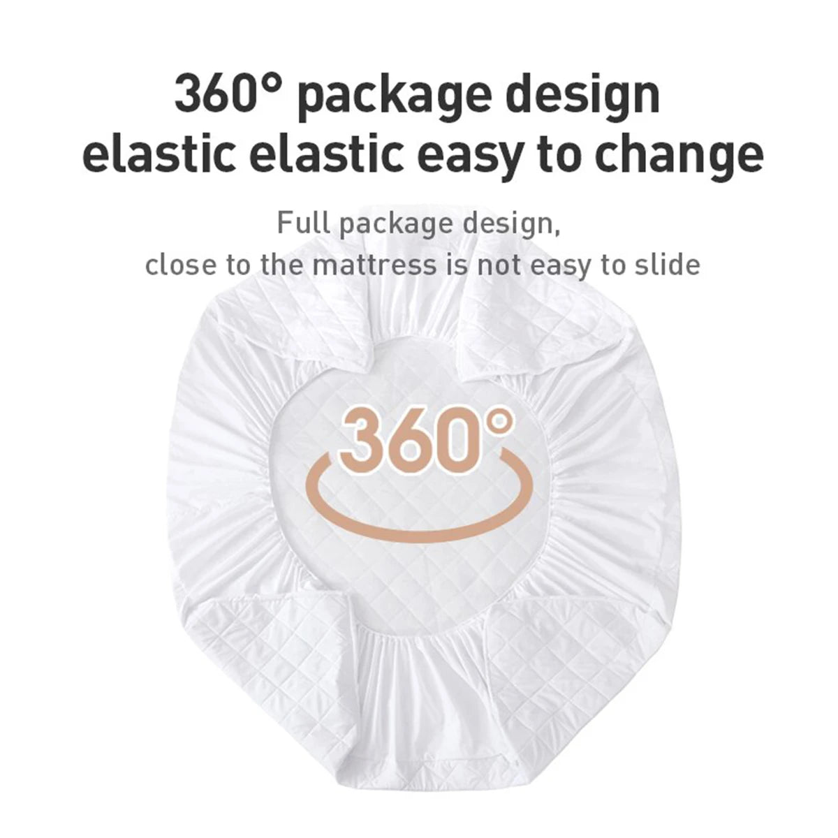 drap housse imperméable coton gris blanc lit simple double élastique respirant anti acariens