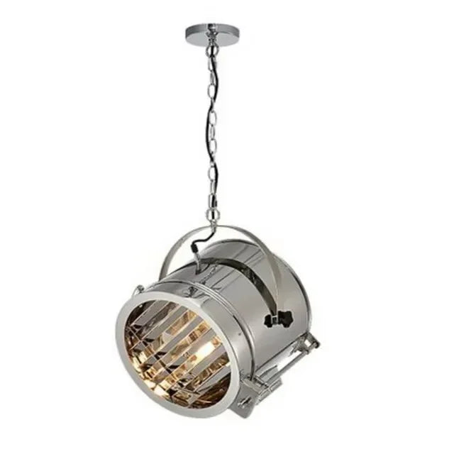 lampe sol trépied industriel vintage bois noir métal doré salon étude