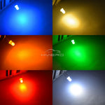 Diodes led 3mm bleu vert rouge blanc chaud jaune diffuses 1000pcs nouvelle