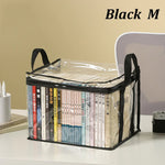sacs rangement transparent pliables multi usages très transparent moderne pratique double fermeture glissière poignées