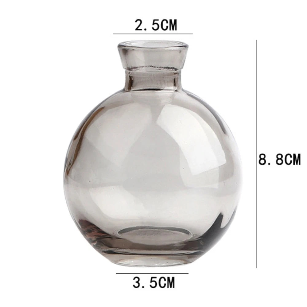 vases transparents simples modernes vases bleu clair verre decoration maison arragement fleurs