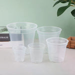 Pots semis transparents trou drainage moderne pratique couvercle