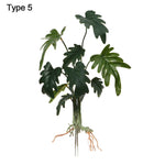 plantes artificielles arbres feuilles vertes moderne décoration extérieure ornement vertes minimalistes