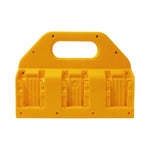 support batteries rechargeables rangement industriel batteries aa lithium portable jaune noir fixations murales utilitaire