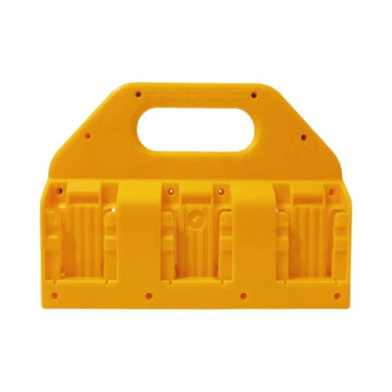 support batteries rechargeables rangement industriel batteries aa lithium portable jaune noir fixations murales utilitaire