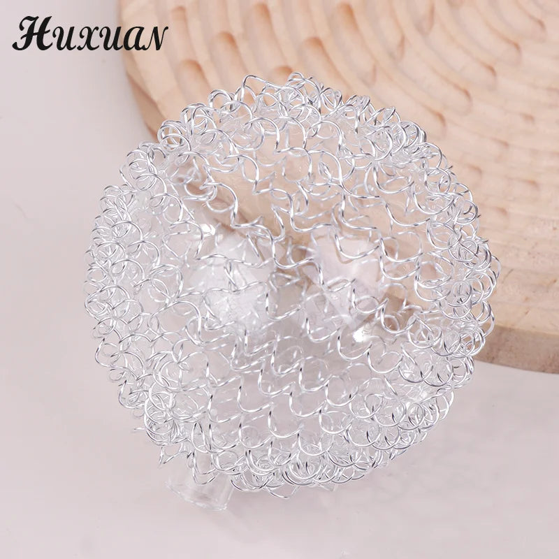 Abat jour Fil Aluminium Verre Boule Ouvrante Plafonnier Remplacement Éclairage Bureau Moderne Industriel