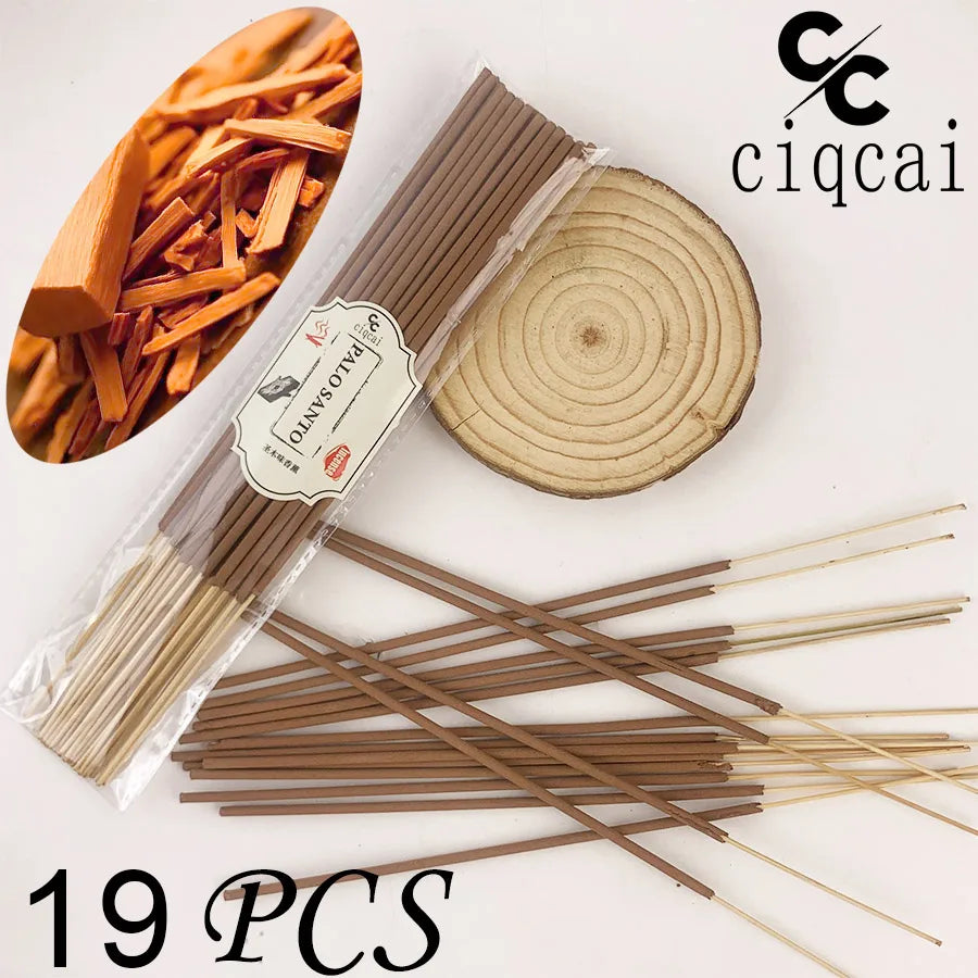 bâtons d'encens naturels bois sándalo 22cm parfum riche yoga thé maison traditionnels aromatiques