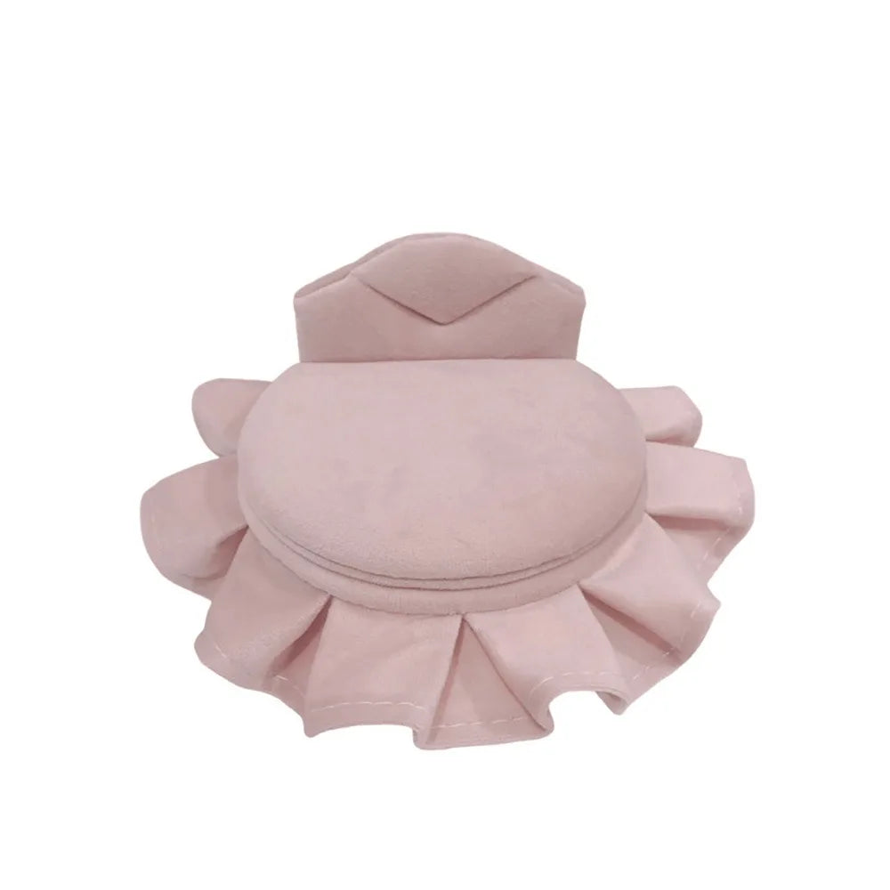 présentoir bijoux velours rose classique canapé fauteuil armoire table d'appoint miroir pvc pieds métalliques