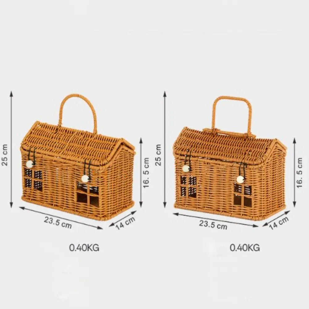 paniers osier tressés traditionnels empilables marron clair utilisation multiple respectueux environnement poignées osier
