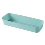 boîtes rangement multicolores plastique orange vert blanc modernes minimalistes grands capacités tiroirs