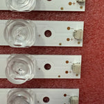 bandes led blanc modernes rectangulaires réutilisables connecteurs électriques fixation 40cm 50cm
