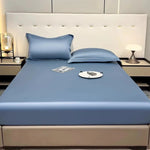 draps lit doux moderne bleu clair uni adhésif été qualité réactive