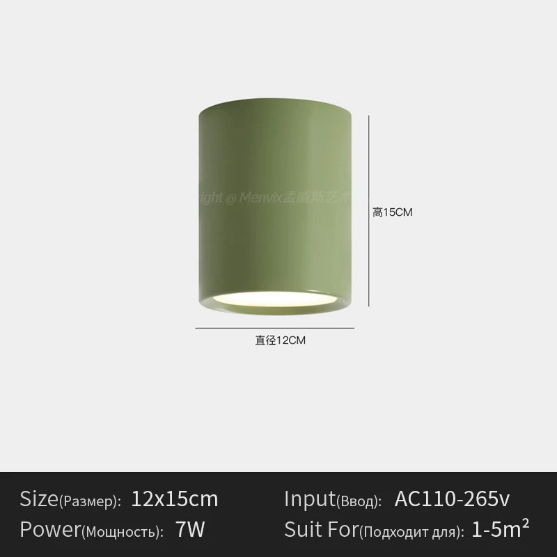 lampe moderne fer vert beige marron opacité éclairage quotidien minimaliste monté surface toucher interrupteur
