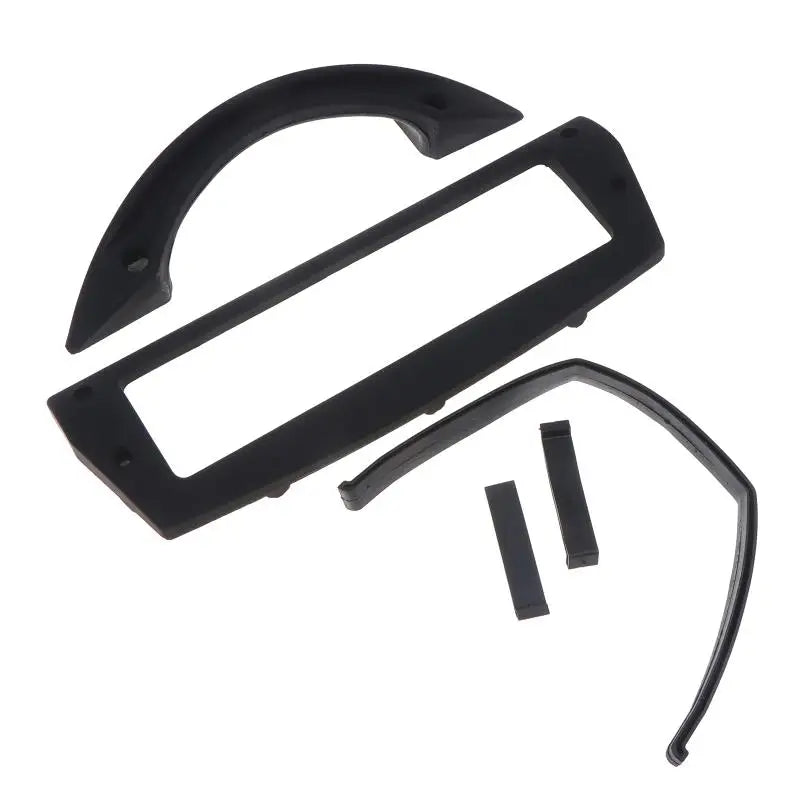 accessoire voiture noir moderne grille ventilation anneau fixation plaque protection