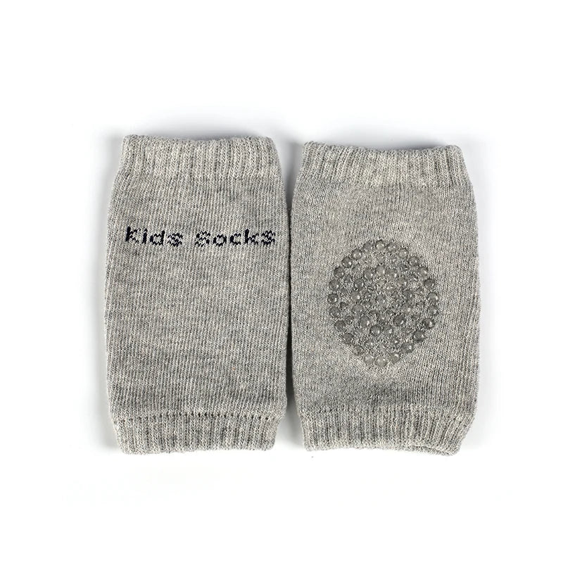 protège genoux bébé coton acrylique unisexe bleu clair jaune rose gris vert smiley brodés