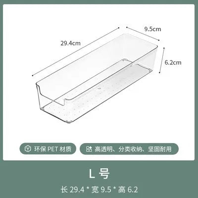 boîtes rangement transparentes modernes boîte carrée rectangulaire outils cuisine bijoux cosmétiques transparentes minimaliste