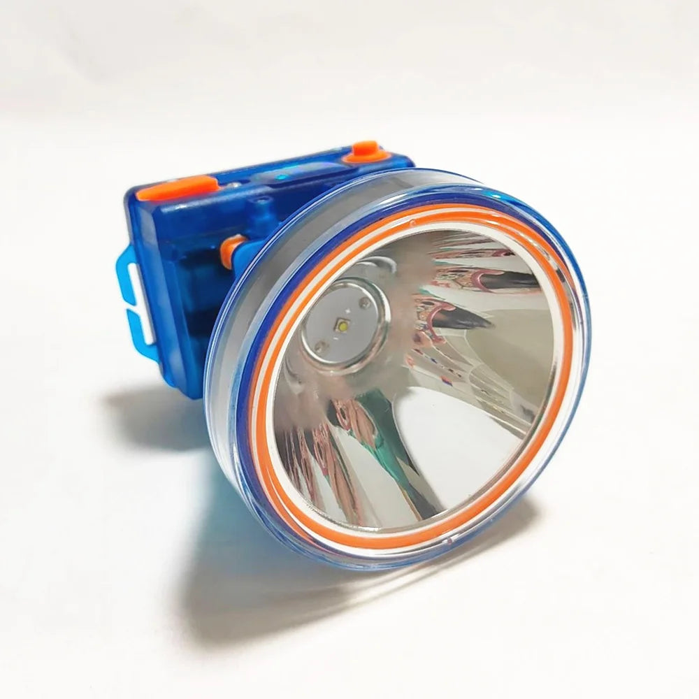 lampe torche bleue orange moderne rechargeable led transparente chargeur usb
