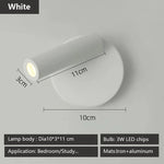 lampes murales modernes orientables led noir blanc chambre salon