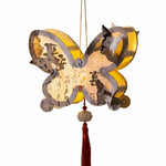 lampe décorative artisanale lapins dessins animés motifs floraux cordelette pompon opaques multicolores fête anniversaire
