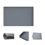 tapis protection évier silicone gris texture carreaux moderne adhésif rapide séchage 22x34inch