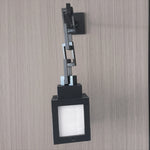 lampe murale décorative moderne led rechargeable télécommande couleurs variées cubique angularité