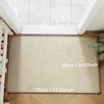 tapis durable extérieur résistant antidérapant moderne texture tissée beige clair sol entrée chambre adultes