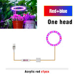 lumière croissance led usb 5v pink red blue sunlight controle remote moderne hydroponique