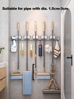 organisateur nettoyage mural multi outils respectueux environnement aluminium moderne