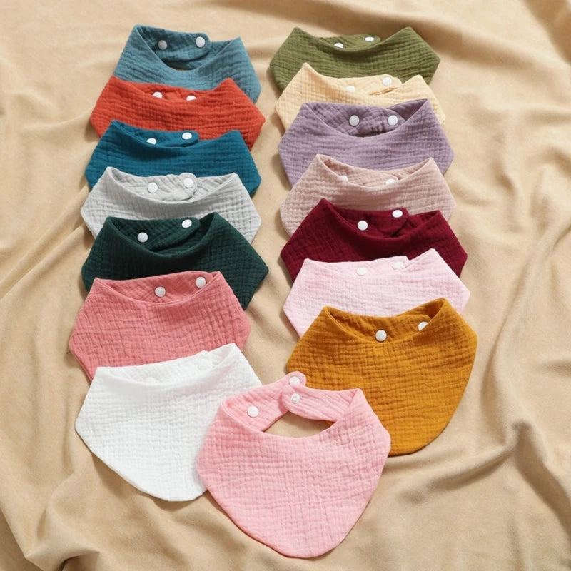 écharpe bébé rose blanche uni douce classique cotonnée ans unisexe