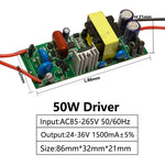 circuit intégré électronique moderne 60w 300ma 50v cc led vert jaune bleu rouge composants
