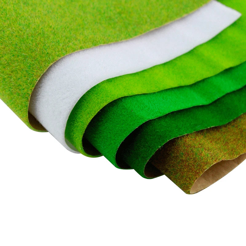 tapis turfe artificielle jaune vert light green dark green plat disposition architecturale bricolage