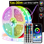 ruban led multicolore rayures horizontales moderne télécommande application 10m 15m 20m 30mRGBO