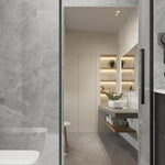 autocollants muraux miroir argentés modernes adhésifs découpables décoration maquillage lisses incassables effets miroirs
