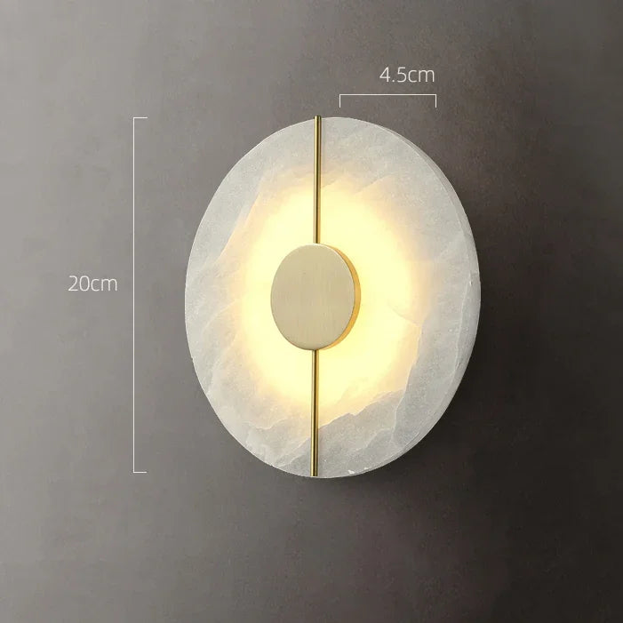 lampe murale moderne marbre cuivre blanc doré certification ccc cqc ul vde