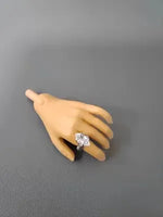 Bague miniature poupée 1/6 pierres précieuses boîte rangement décorative rouge
