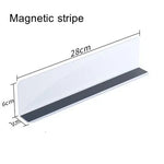séparateurs étagères magnétiques transparents plastique pvc réutilisables modernes pièces salon respectueux environnement