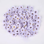 fleurs artificielles rose blanche beige bleu violet petites fleurs classiques mariage décoration intérieure DIY