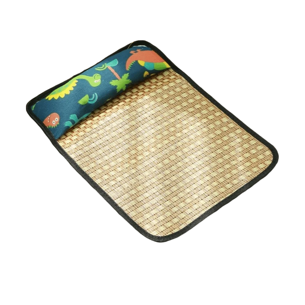tapis rafraîchissant animal compagnie tissé géométrique moderne imperméable antidérapant oreiller sol chiens