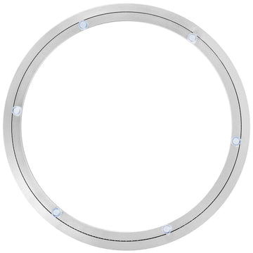plateau rotatif argenté anti dérapant moderne lisse robuste charge max 110kg